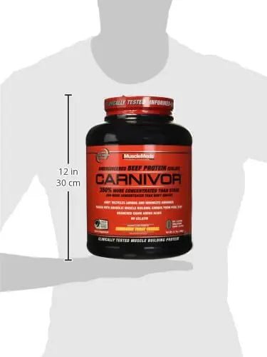 MuscleMeds Carnivor Beef Protein Isolate, 0 Lactose, 0 Sugar, 0 Fat, 0 Cholesterol - TrustMedUSA