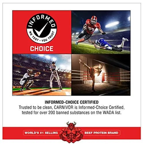 MuscleMeds, Carnivor Beef Protein Isolate Powder 56 Servings, Chocolate, 72 Ounce - TrustMedUSA