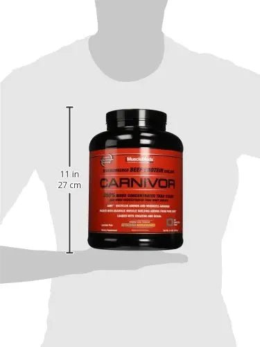 MuscleMeds Carnivor Beef Protein Isolate Powder, Chocolate Peanut Butter, 4.14 Pound - TrustMedUSA