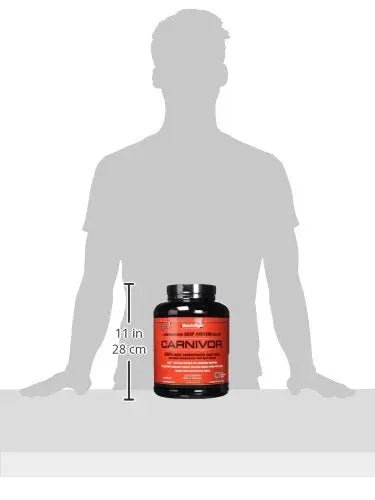 MuscleMeds Carnivor Bioengineered Beef Protein Isolate, Vanilla Caramel, 3.9 Pound - TrustMedUSA