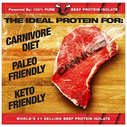 MuscleMeds Carnivor Bioengineered Beef Protein Isolate, Vanilla Caramel, 3.9 Pound - TrustMedUSA