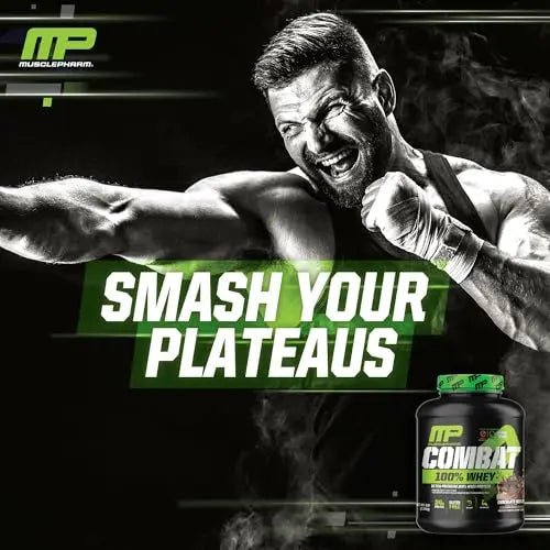 MusclePharm Combat 100% Whey, Chocolate Milk - 5 lb Protein Powder - Gluten Free - TrustMedUSA