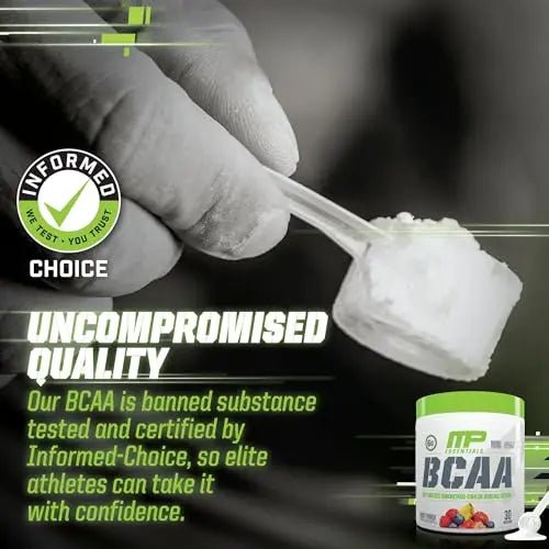 MusclePharm Essentials BCAA, Fruit Punch - 30 Servings - TrustMedUSA