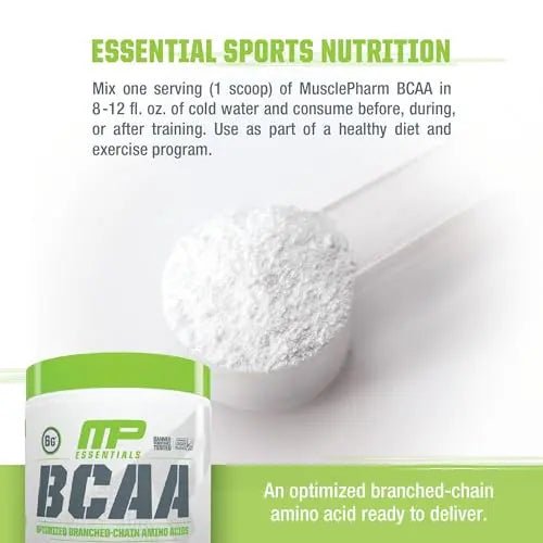 MusclePharm Essentials BCAA, Fruit Punch - 30 Servings - TrustMedUSA