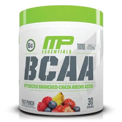MusclePharm Essentials BCAA, Fruit Punch - 30 Servings - TrustMedUSA