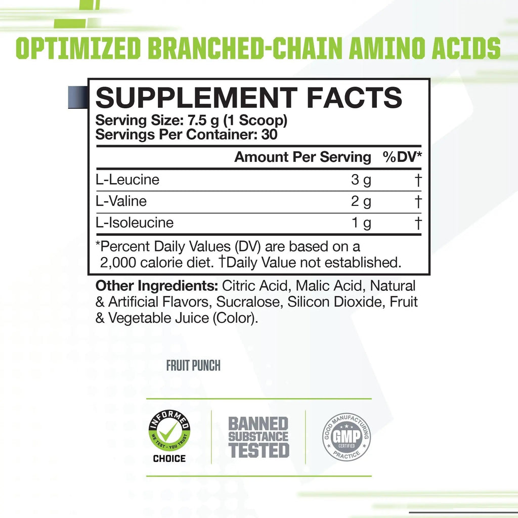 MusclePharm Essentials BCAA Powder, Pre & Post Workout Recovery Drink, Supports - TrustMedUSA