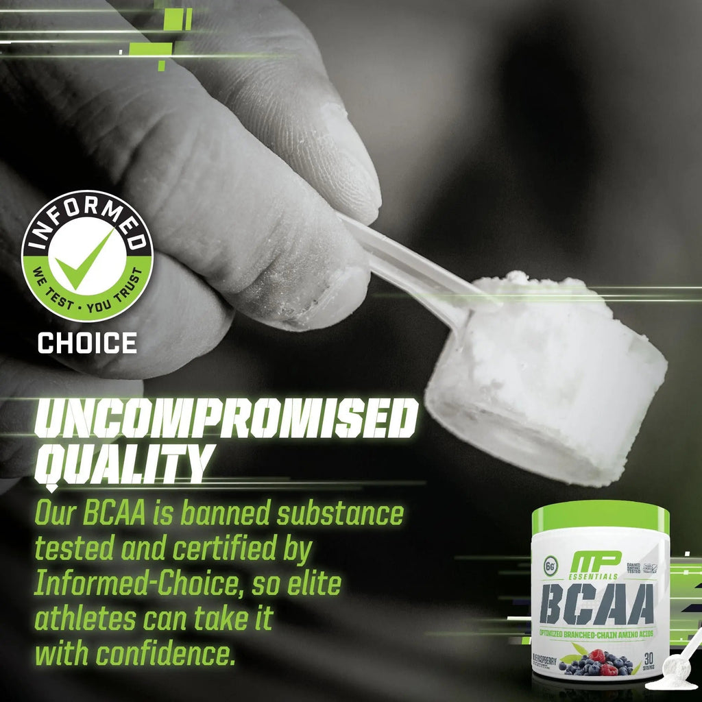 MusclePharm Essentials BCAA Powder, Pre & Post Workout Recovery Drink, Supports - TrustMedUSA