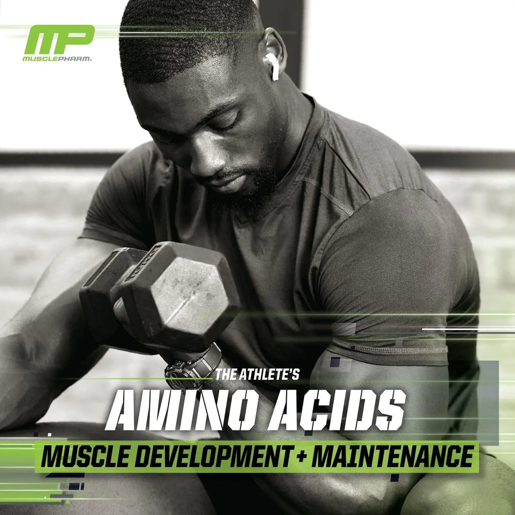 MusclePharm Essentials BCAA Powder, Pre & Post Workout Recovery Drink, Supports - TrustMedUSA