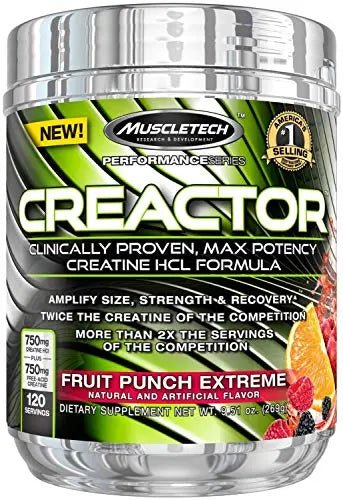 MuscleTech Cell-Tech Creactor - Creatine HCl Formula - Muscle Builder for Men & Women - TrustMedUSA