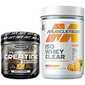 MuscleTech Creatine + Whey Protein Isolate Bundle Platinum Creatine Iso Whey Clear - TrustMedUSA