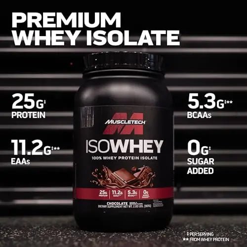 MuscleTech | IsoWhey | Whey Protein Isolate Powder| Muscle Builder for Men & Women - TrustMedUSA