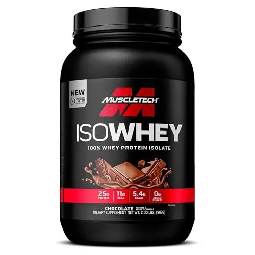 MuscleTech | IsoWhey | Whey Protein Isolate Powder| Muscle Builder for Men & Women - TrustMedUSA