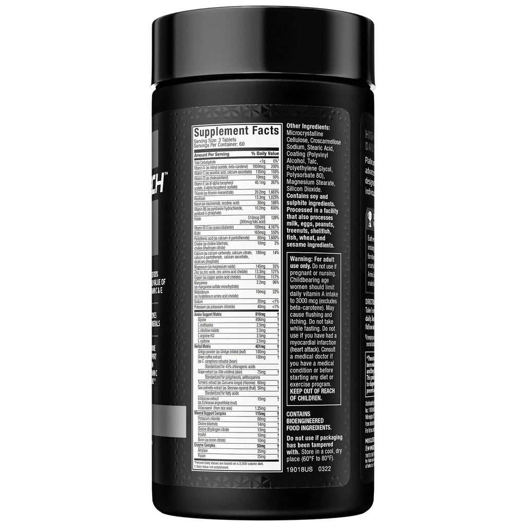Muscletech Multivitamin for Men & Women Platinum Multivitamin | Vitamin C for Immune - TrustMedUSA