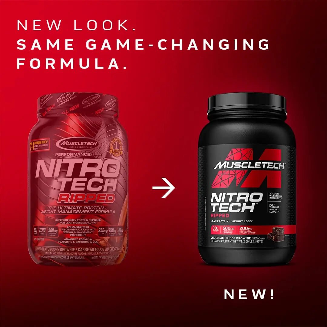 MuscleTech Nitro-Tech Ripped | Lean Whey Protein Powder/Isolate & Platinum Multivitamin - TrustMedUSA