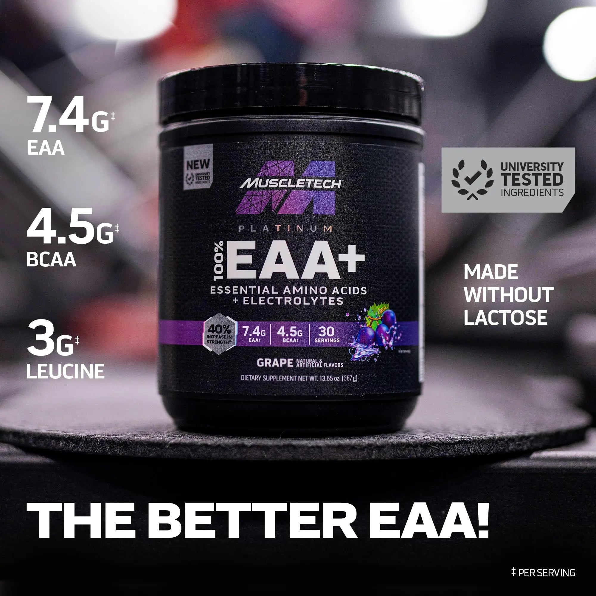 MuscleTech | Platinum 100% EAA+ |Essential Amino Acids | Muscle Strength Builder - TrustMedUSA