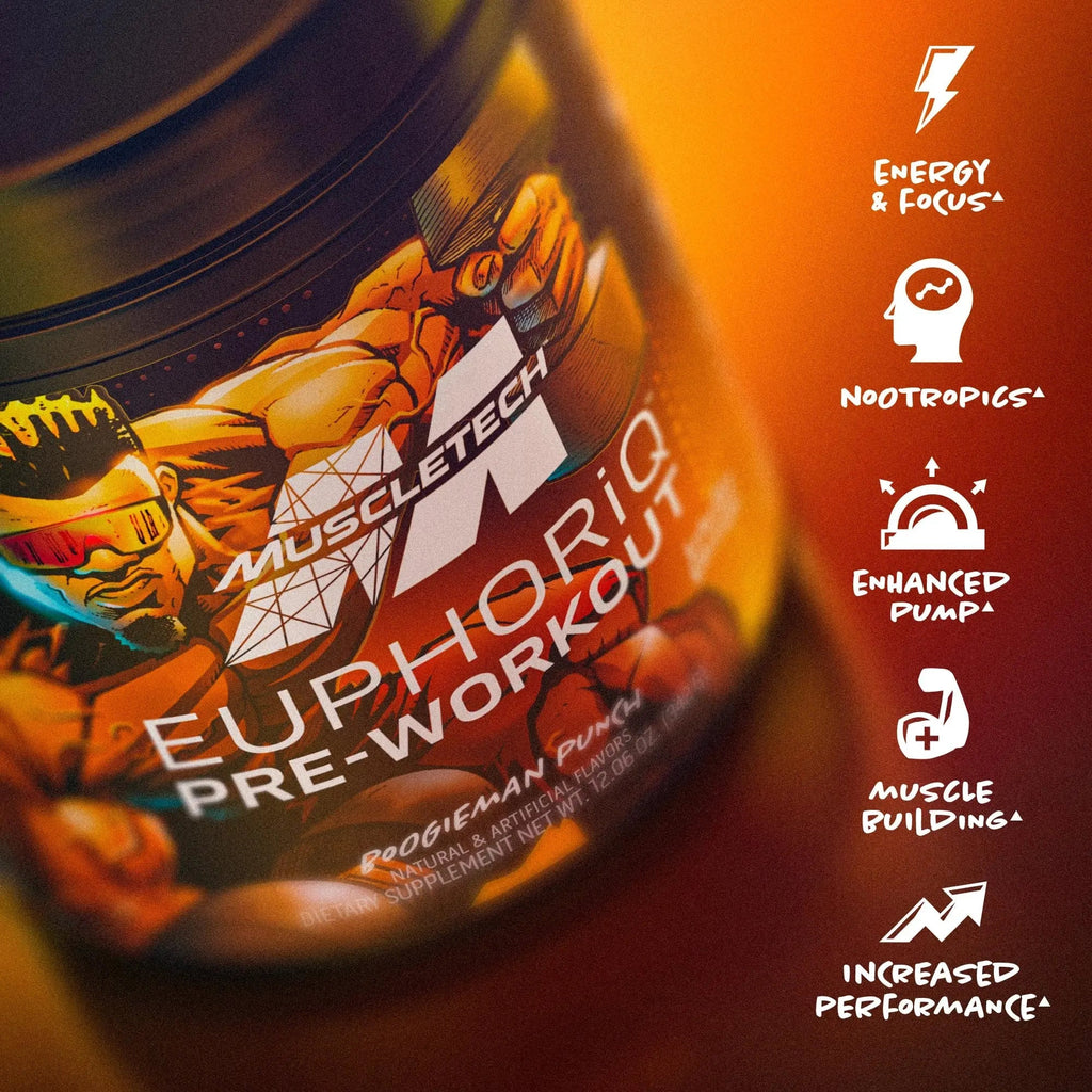 MuscleTech Pre Workout Powder EuphoriQ PreWorkout Smart Pre Workout Powder - TrustMedUSA