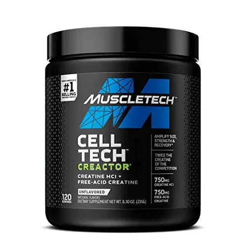 MuscleTech Whey Protein Powder Nitro-Tech | Isolate & Peptides & Cell-Tech Creactor - TrustMedUSA