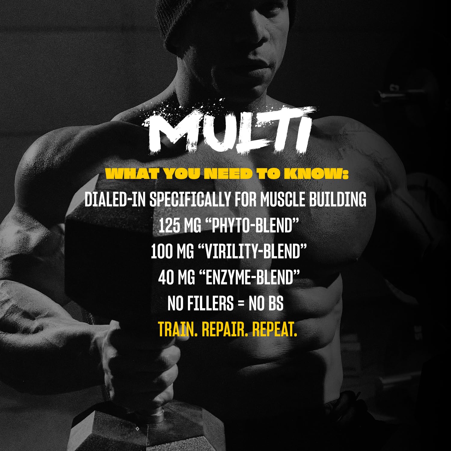 Mutant Multi - High Potency Vitamins with 75+ Ingredients Specifically Formulated for Heavy Lifting, 60 Tablets - TrustMedUSA