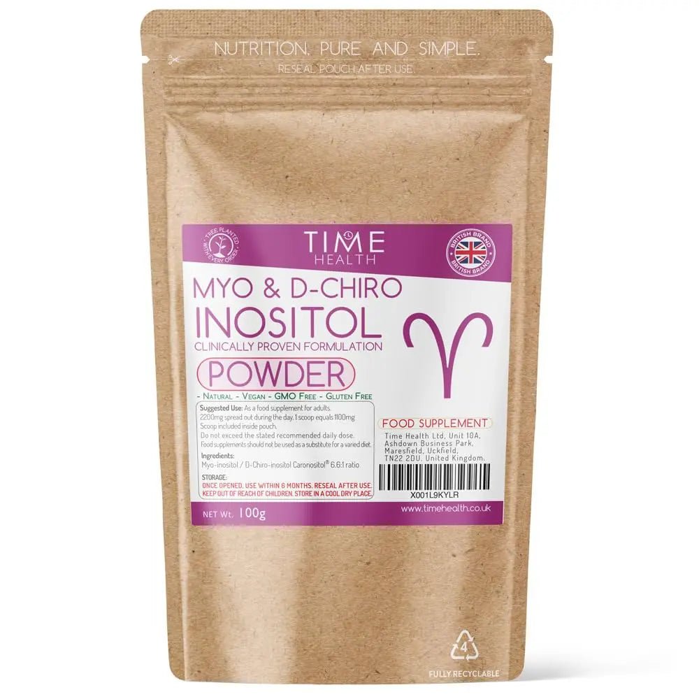 Myo & D Chiro Inositol Powder - Clinically Proven - PCOS Support - 6X More D Chiro - TrustMedUSA
