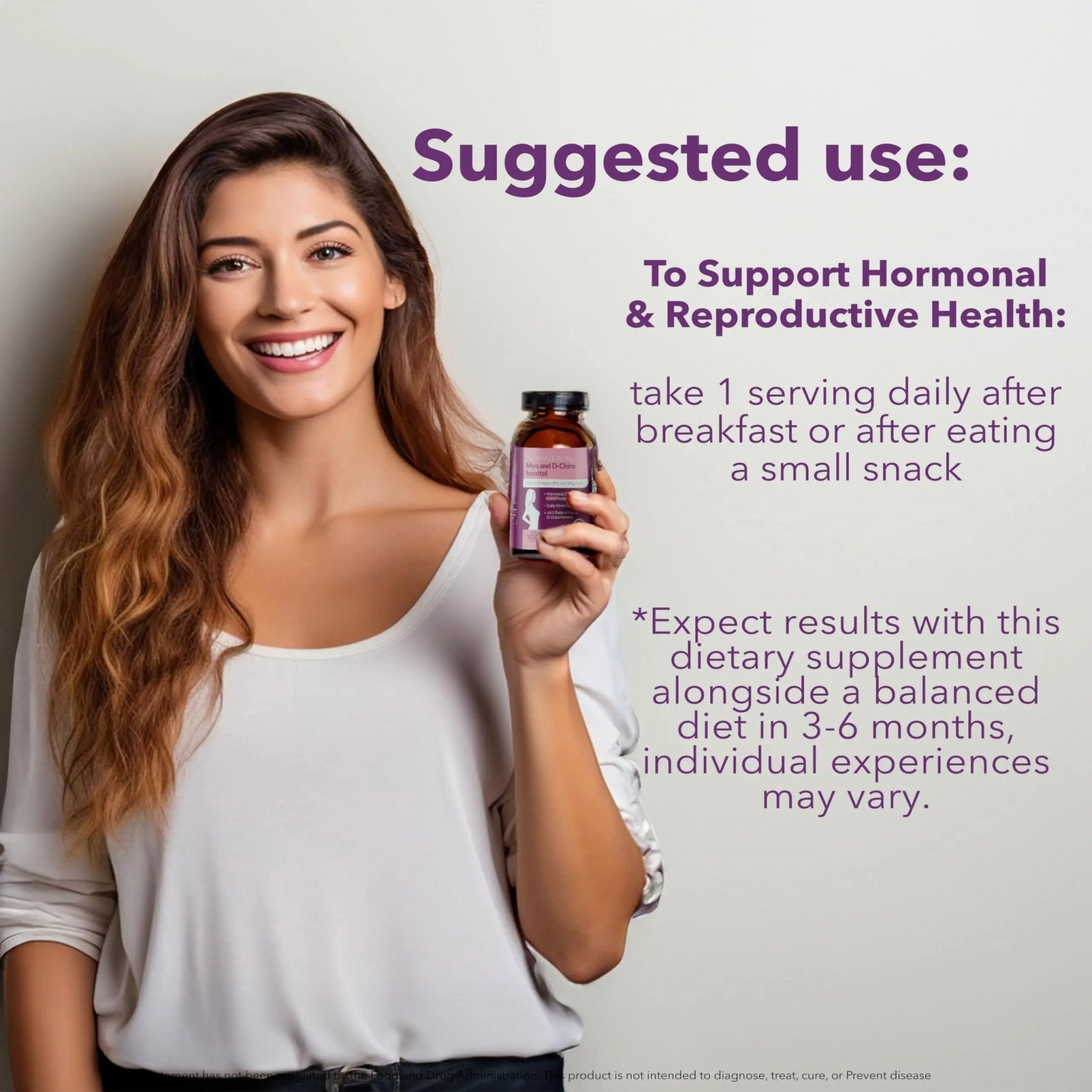 Myo-Inositol & D-Chiro Inositol 40:1 Blend + Vitamin D3 + Ashwagandha - Vegan Capsule - TrustMedUSA