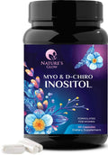 Myo-Inositol & D-Chiro Inositol Blend - 30 Day Supply, Premium 40:1 Ratio, Hormone Sup - TrustMedUSA