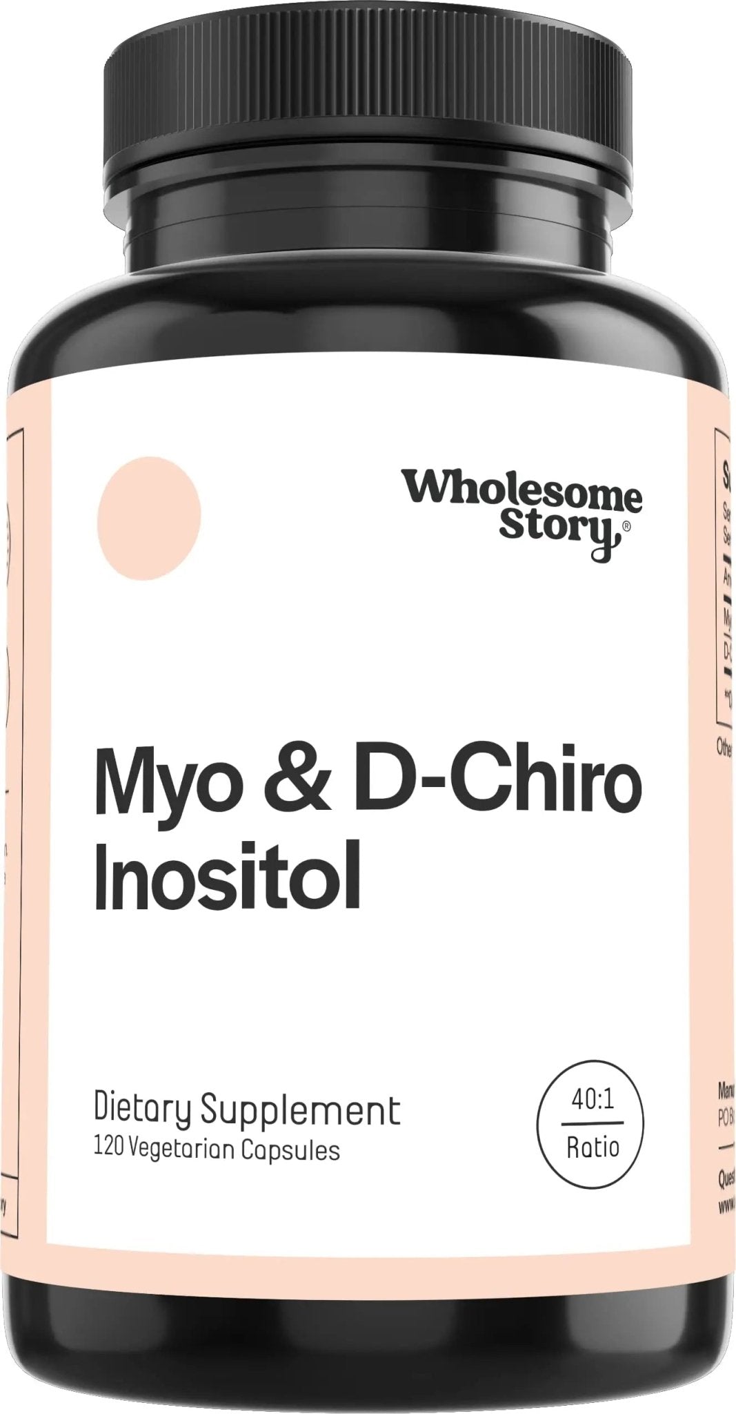 Myo-Inositol & D-Chiro Inositol Blend Capsule | 30-Day Supply | Most Beneficial 40:1 Ratio - TrustMedUSA