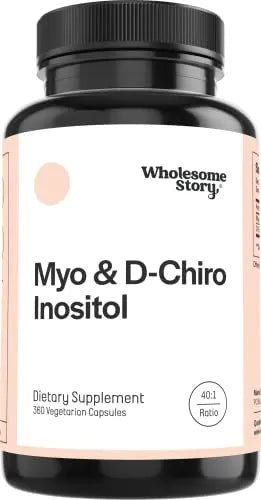 Myo-Inositol & D-Chiro Inositol Capsules, 90-Day Supply, 40:1 Ratio for Hormonal Balance - TrustMedUSA