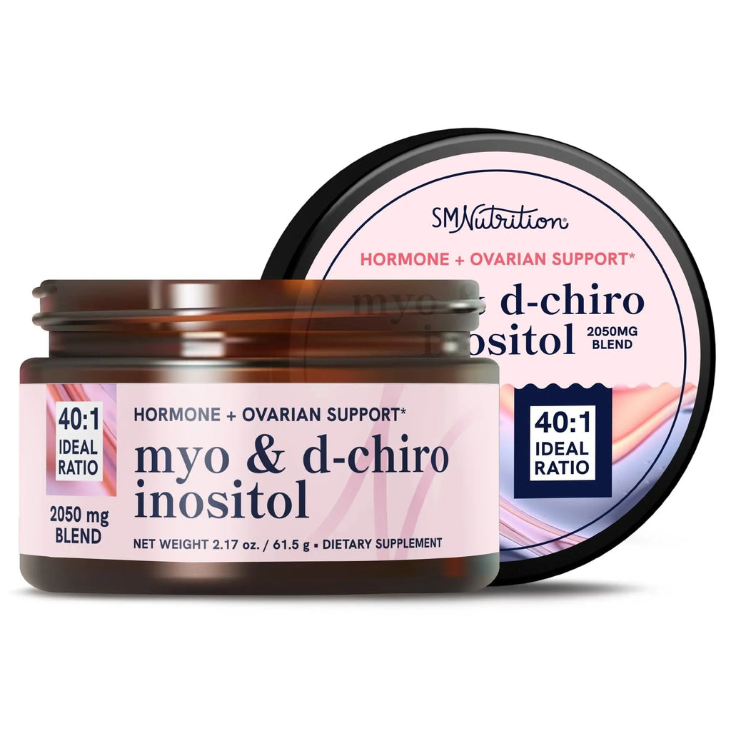 Myo-Inositol & D-Chiro Inositol Powder | Hormone Balance for Women | Ideal 40:1 Ratio - TrustMedUSA