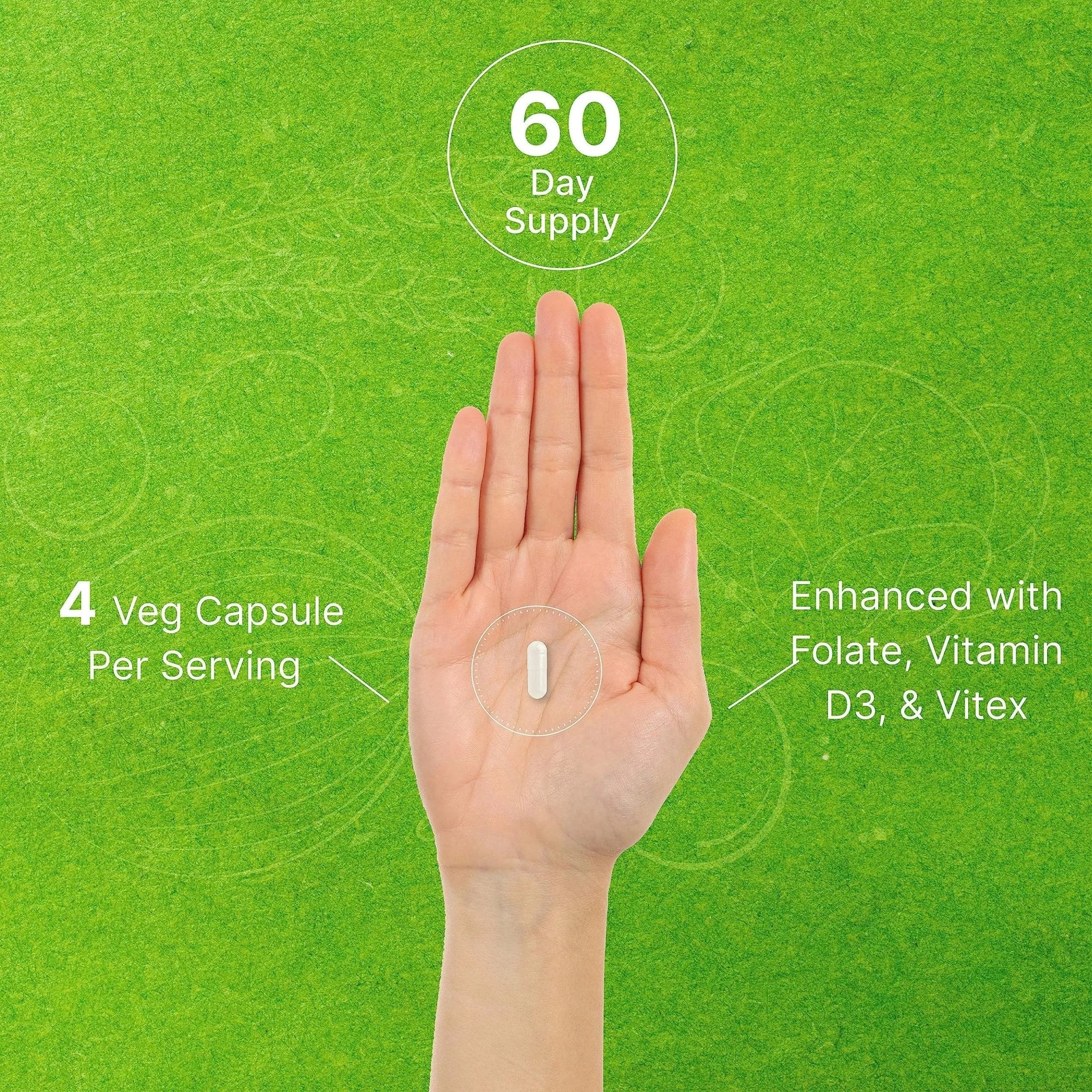 Myo-Inositol & D-Chiro Inositol Supplement (40:1) 2,050mg Per Serving, 240 Veggie Cap - TrustMedUSA