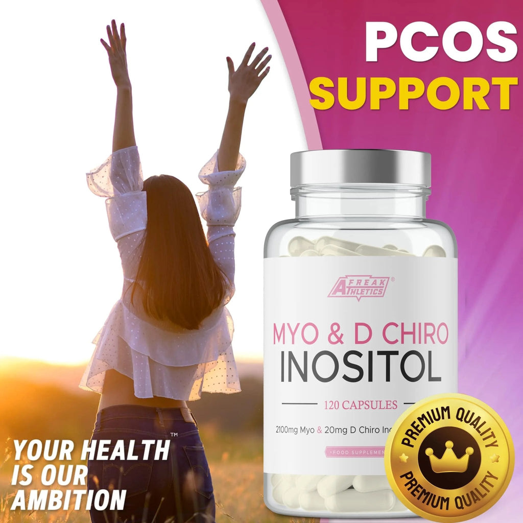Myo-Inositol & D Chiro Inositol - Supports Women with PCOS -120 Capsules - Promotes - TrustMedUSA