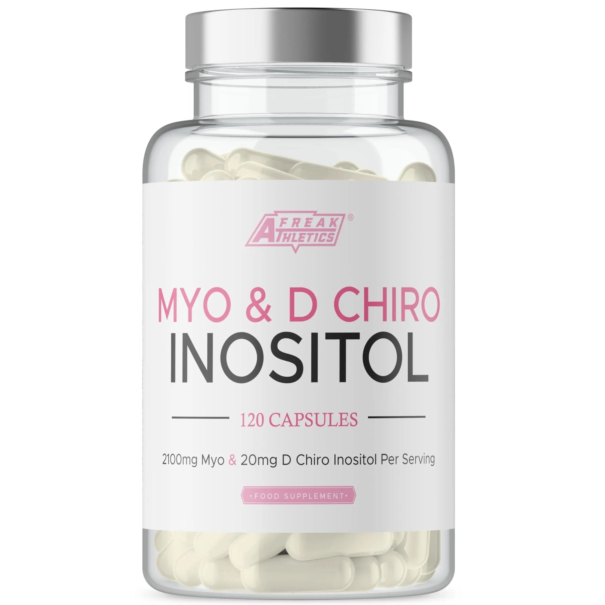 Myo-Inositol & D Chiro Inositol - Supports Women with PCOS -120 Capsules - Promotes - TrustMedUSA