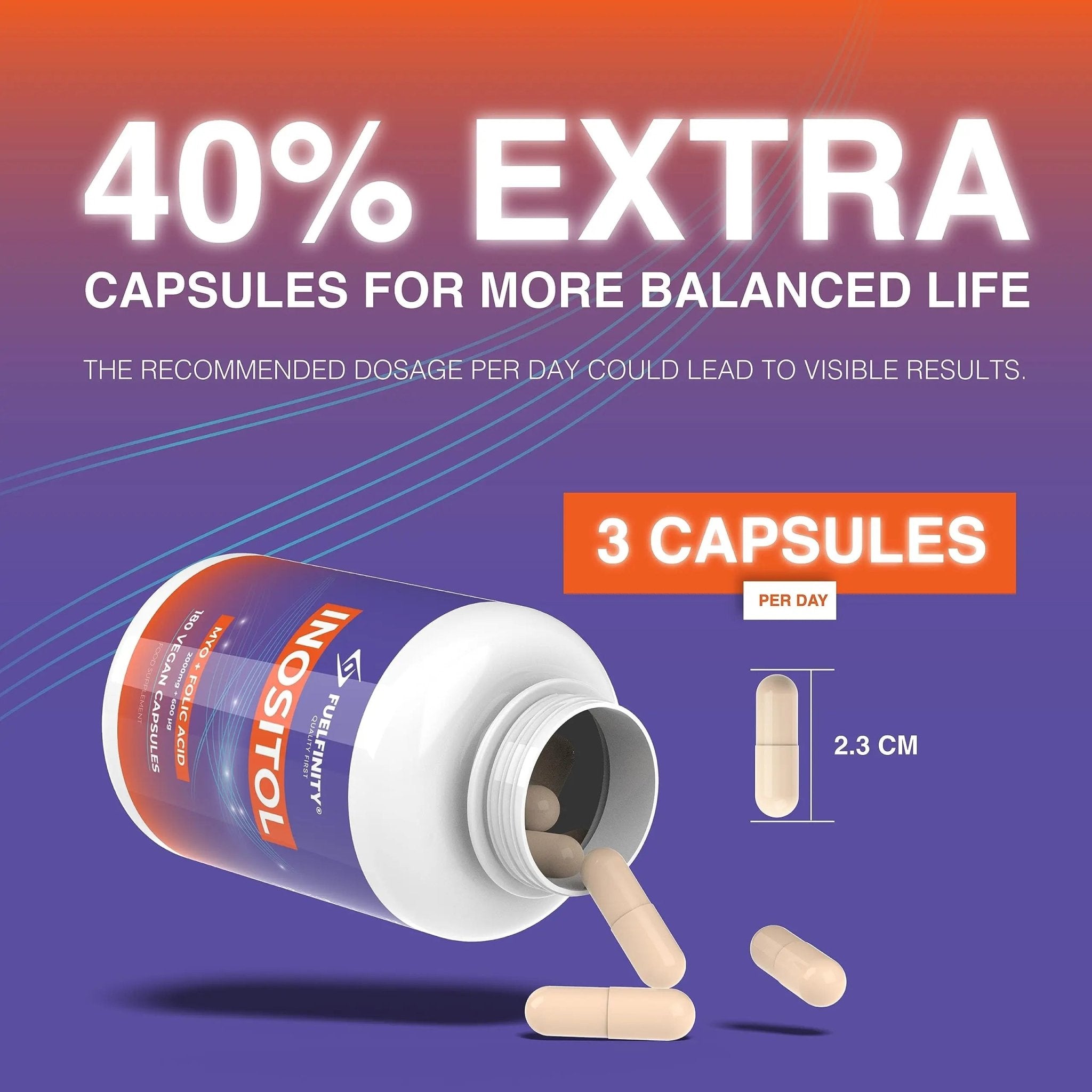 Myo-Inositol & Folic Acid | 2000mg Inositol | 180 Capsules | PCOS and Fertility Supplement - TrustMedUSA