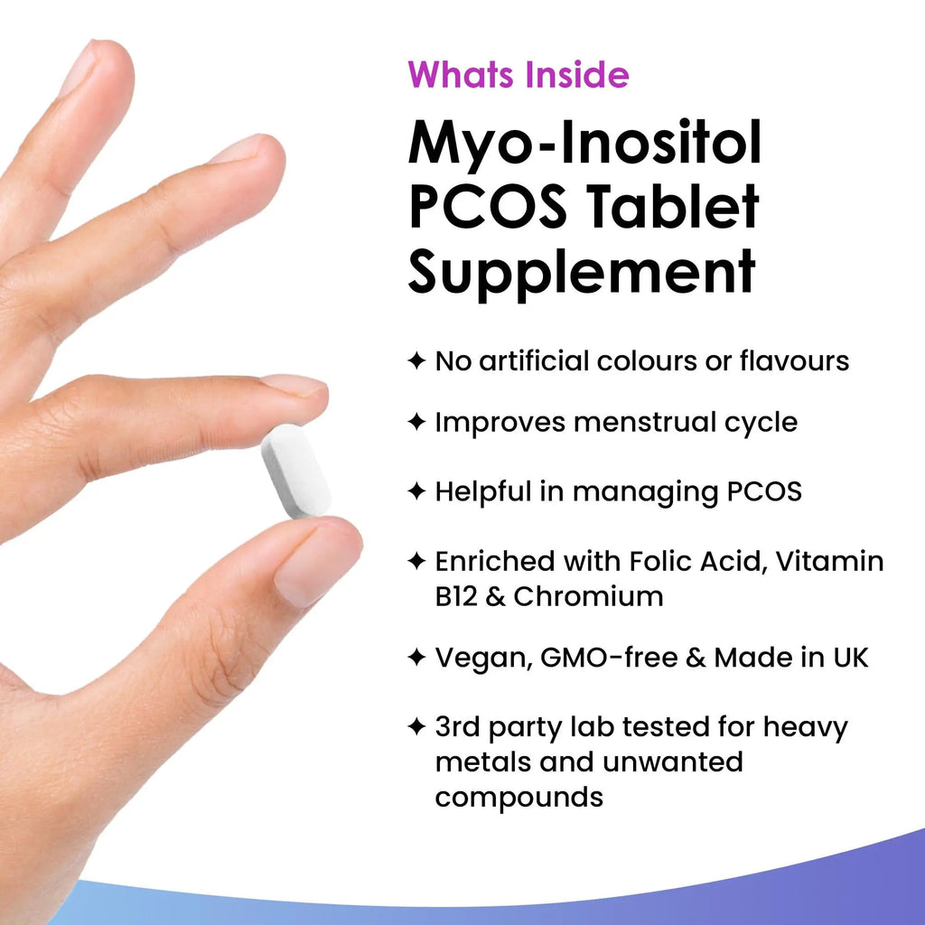 Myo-Inositol PCOS Supplement - Myo Inositol Tablets PCOS Supplement Enriched - TrustMedUSA