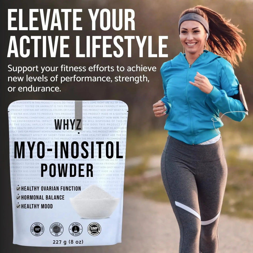 Myo-Inositol Powder 8oz, Natural Myo Inositol Supplement for Ovarian Support - TrustMedUSA