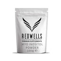 Myo Inositol Powder REDWELLS PCOS & Fertility GMO Free Vegan - 100g Pack - TrustMedUSA