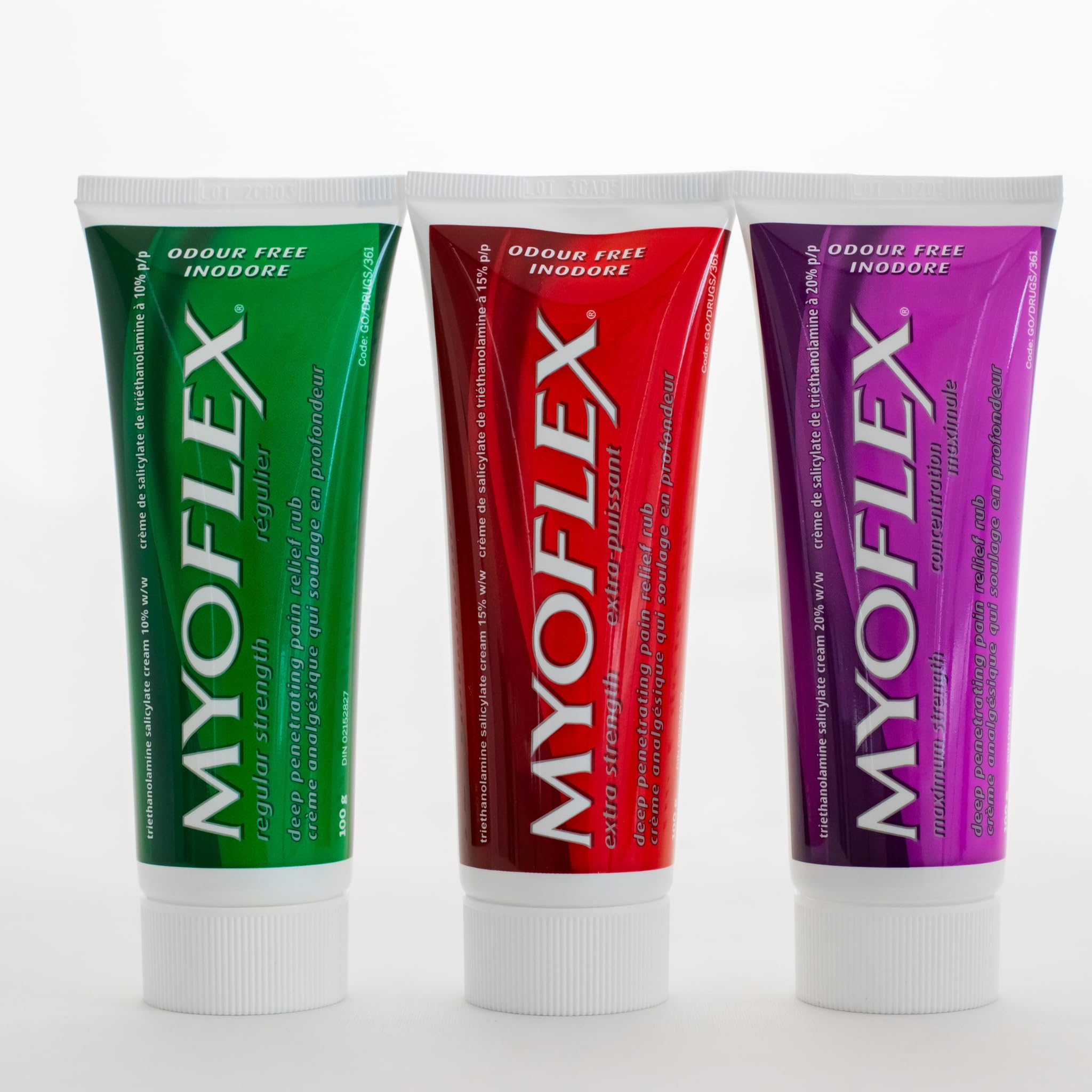 Myoflex Pain Relief Rub | Odourless | Provides Deep Penetrating Relief of Muscle Soreness & Joint Pain | Menthol Free | Stain Free | Non-Greasy | Great for Ages 2+ | 100 Grams (Maximum Strength) - TrustMedUSA