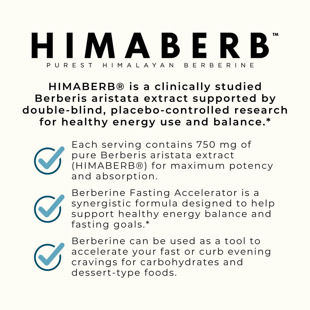 MYOXCIENCE Berberine Fasting Accelerator | Himaberb Berberine HCL with ALA (Alpha Lipoic Acid) and Biotin (90 Capsules) - Maple Wellness Supplements