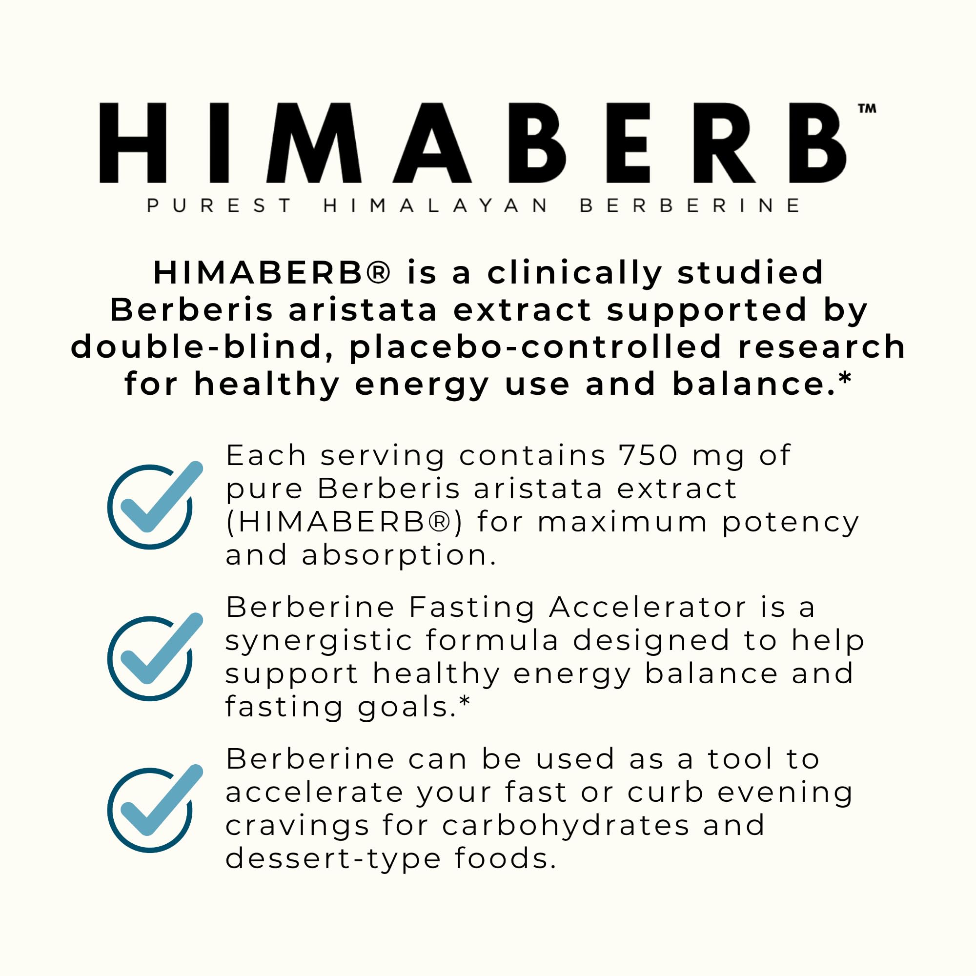 MYOXCIENCE Berberine Fasting Accelerator | Himaberb Berberine HCL with ALA (Alpha Lipoic Acid) and Biotin (90 Capsules) - Maple Wellness Supplements