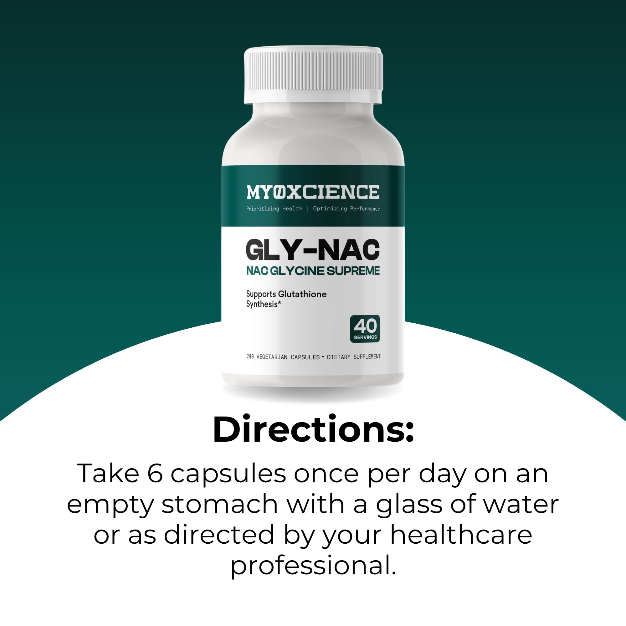 MYOXCIENCE NAC Supreme Capsules | 1.6 G N-Acetyl-L-Cysteine per Serving | 40 Servings - Maple Wellness Supplements