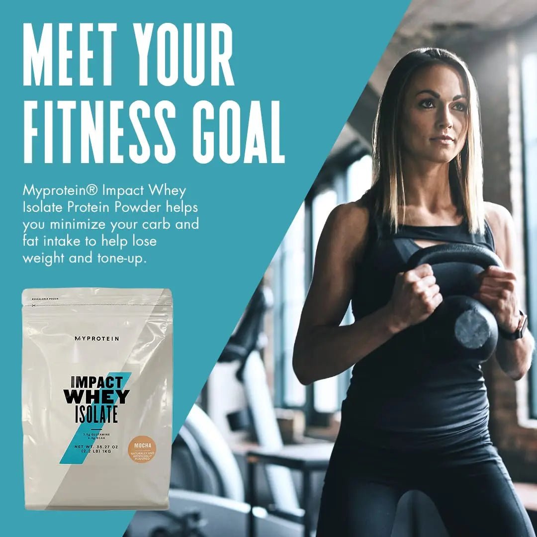 Myprotein Impact Whey Isolate - Mocha, 2.2 Lbs (40 Servings) - TrustMedUSA