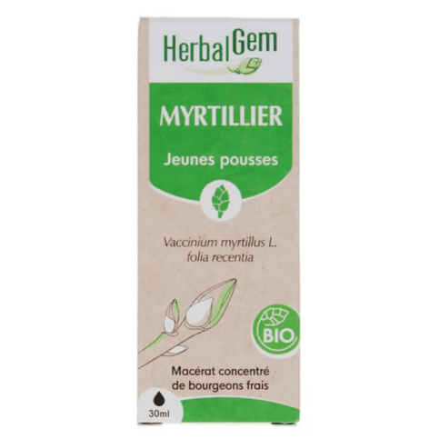 Myrtillier BIO Macérat mère Bourgeons Flacon 30 ml HERBALGEM - TrustMedUSA