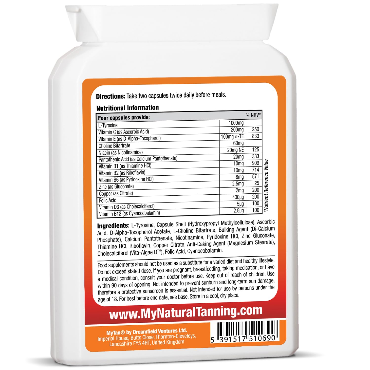 MyTan Boost Tan Pills | 100 Capsules | Sun Tan Accelerator | Natural Tanning Supplement | Tyrosine, Copper Multivitamin | 25-Day Extended Holiday Supply - TrustMedUSA