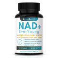 NAD+ Supplement with Nicotinamide Riboside (NMN Alternative), CoQ10 & Resveratrol – 60 Capsules for Healthy Aging Support, Energy Boost & Cognitive Function Enhancement – Cellular Renewal & Vitality - TrustMedUSA