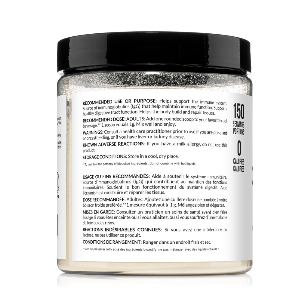 NAKED Colostrum Powder – 100% Grass-Fed Bovine Colostrum Supplement from US Farms | Tested at 20%+ IgG | Gut Health, Immunity, Recovery & Skin Support - 150 Servings - TrustMedUSA