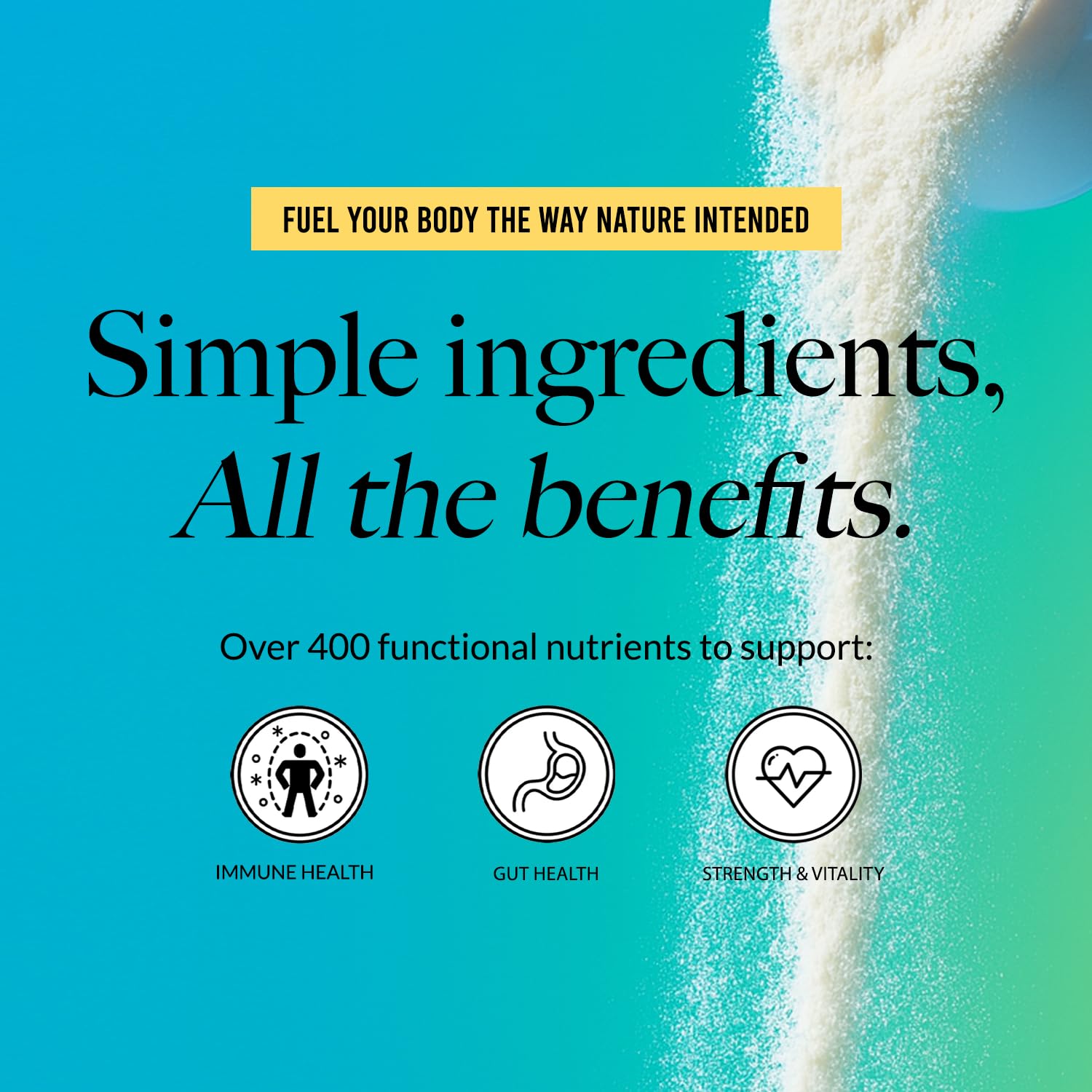 NAKED Colostrum Powder – 100% Grass-Fed Bovine Colostrum Supplement from US Farms | Tested at 20%+ IgG | Gut Health, Immunity, Recovery & Skin Support - 150 Servings - TrustMedUSA