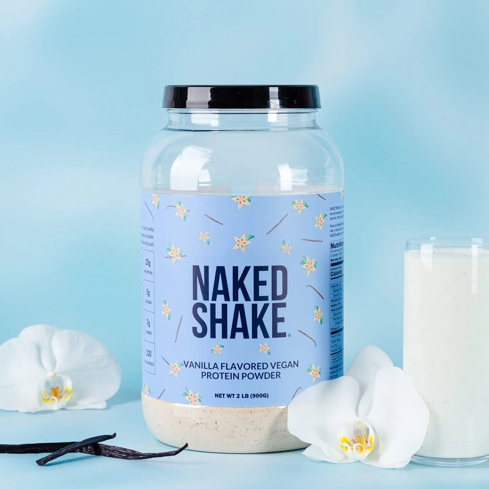 NAKED nutrition Naked Shake - Vanilla Protein Powder - Plant Based Protein Shake - TrustMedUSA