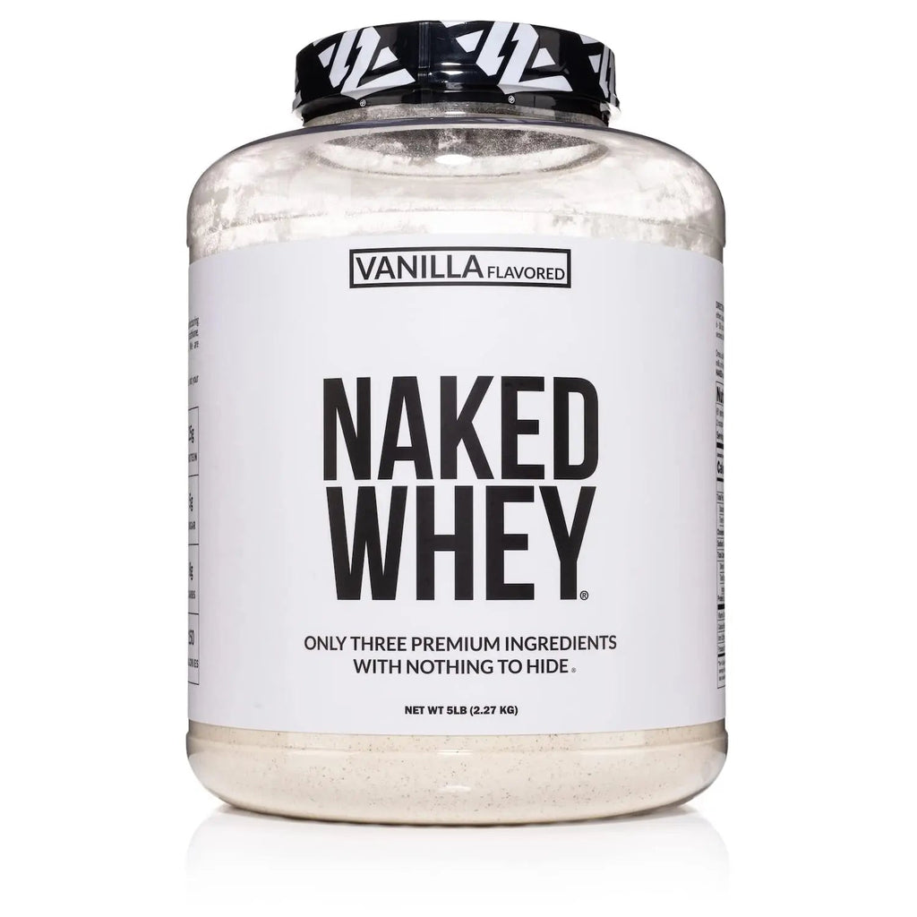 NAKED Nutrition Whey Vanilla Protein - All Natural Grass Fed Whey Protein Powder - TrustMedUSA
