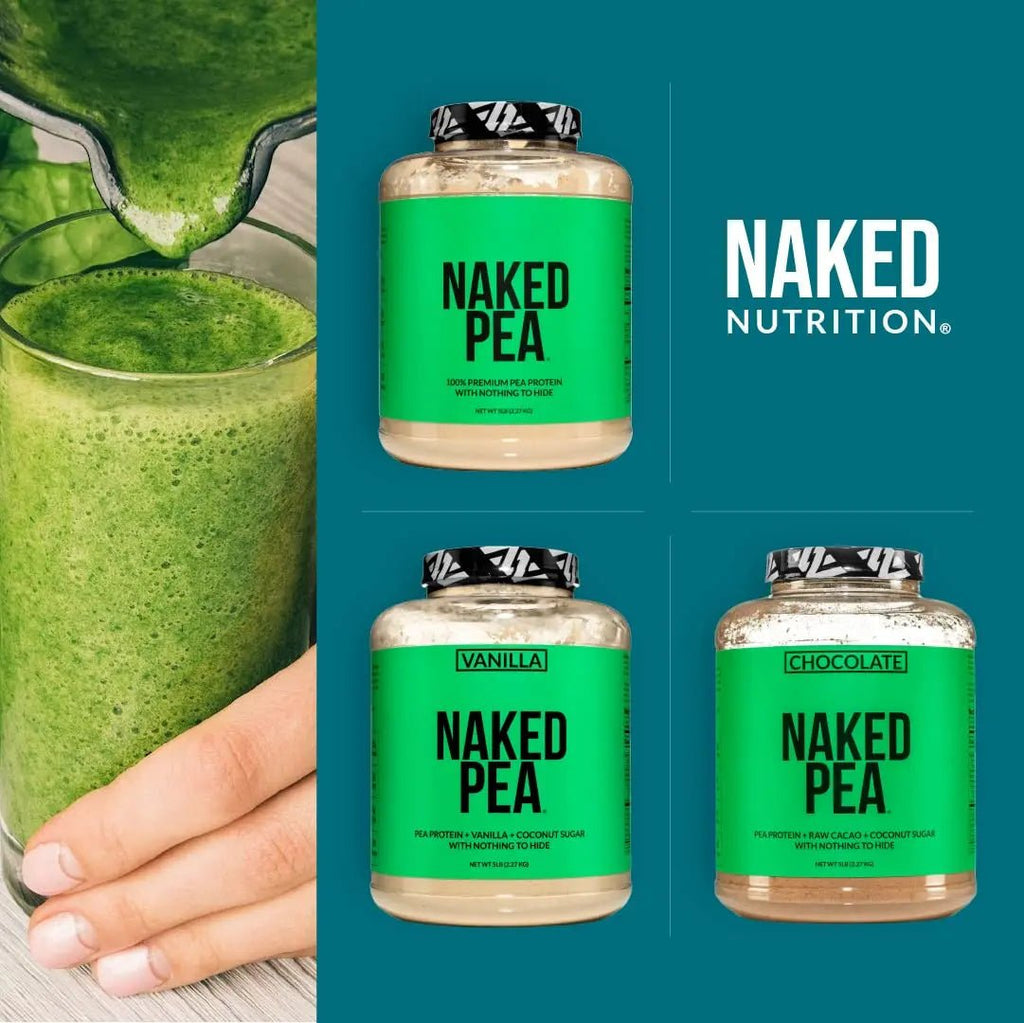 NAKED Pea - 5LB 100% Pea Protein Powder from North American Farms - Unflavored - TrustMedUSA