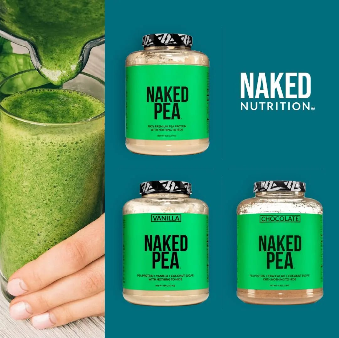 NAKED Pea - 5LB 100% Pea Protein Powder from North American Farms - Unflavored - TrustMedUSA