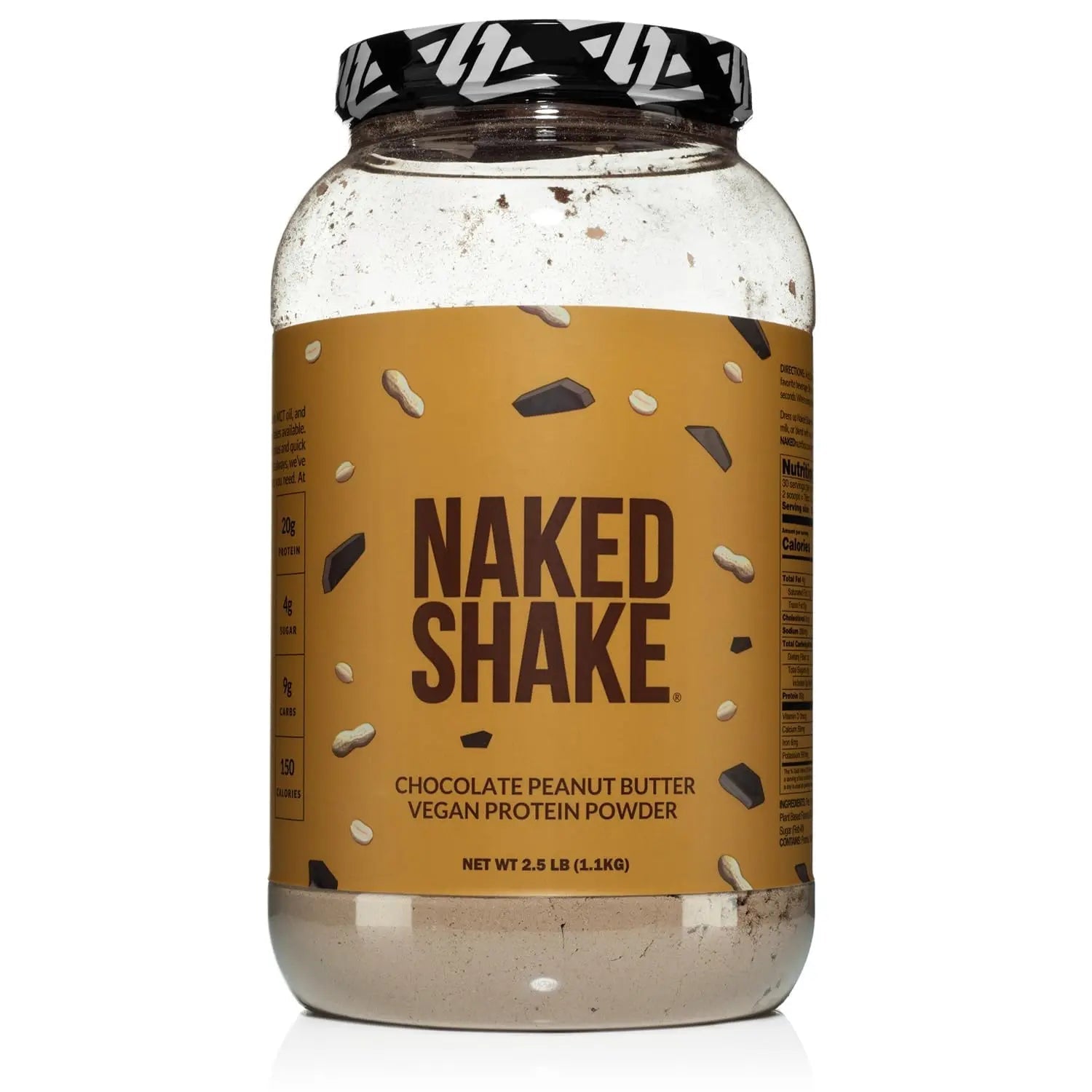 Naked Shake - Chocolate Peanut Butter Protein Powder - Vegan Protein Powder from US - TrustMedUSA